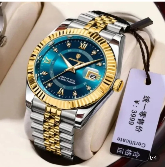 Peadagar 910 stainlessness steel Quartz watch for men- Classic business wristwatch