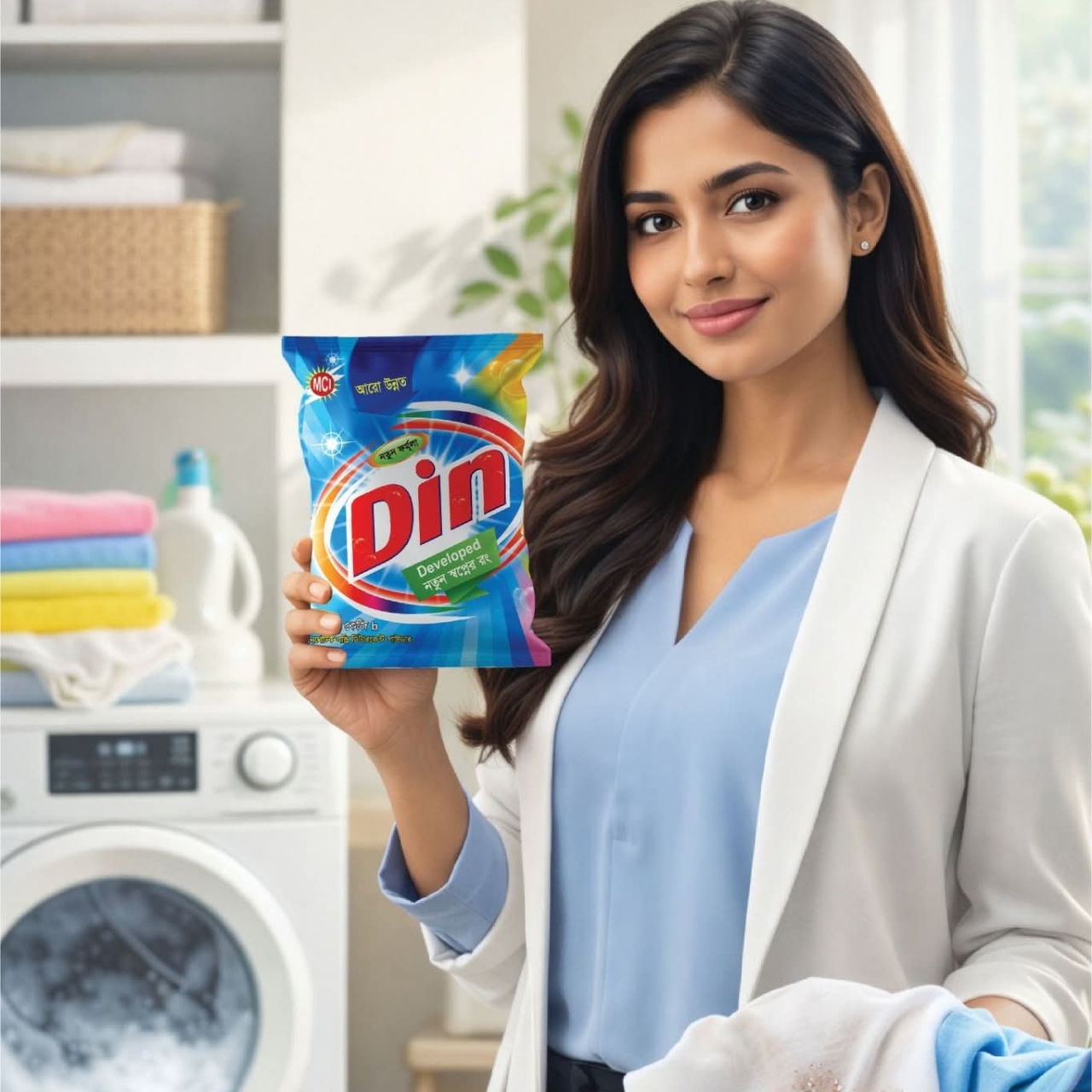 Din Detergent powder 200gm || ডিন ডিটারজেন্ট পাউডার ২০০ গ্রাম মাত্র ৩০ টাকা