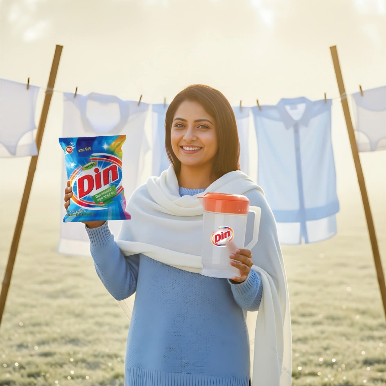 Din Detergent Powder 500gm only  65 tk || ডিন ডিটারজেন্ট পাউডার ৫০০ গ্রাম মাত্র ৬৫ টাকা