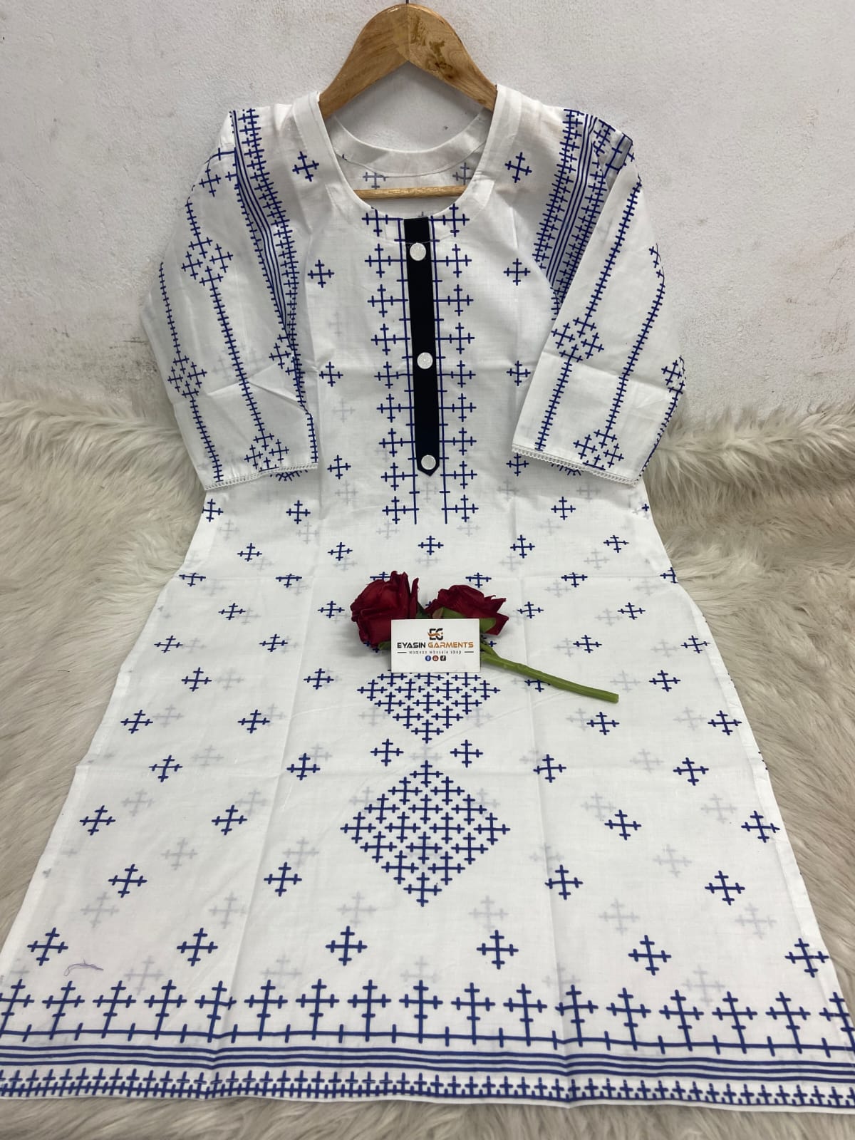 Premium Quality Cotton Printed One Piece Kurti for Women