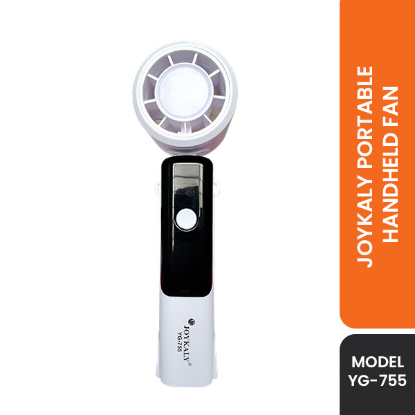 JOYKALY Handheld Fan Portable YG-755 USB Rechargeable Mini Fan
